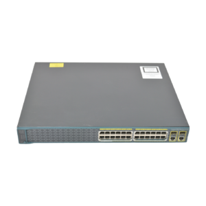 Cisco WS-C2960+24PC-S 24-Port Ethernet 10/100 PoE+ PWR SMI 2 SFP Catalyst-