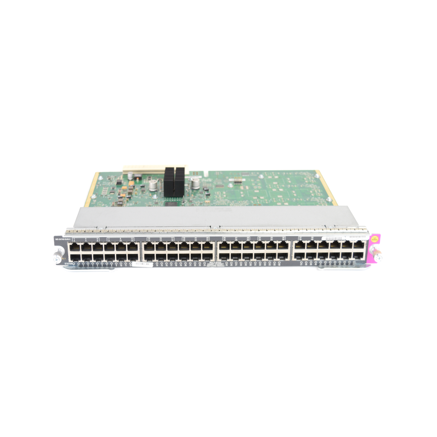 Cisco WS-X4748-RJ45-E 48 RJ-45 Port 10/100/1000 Gigabit Ethernet Module 4500 KCK