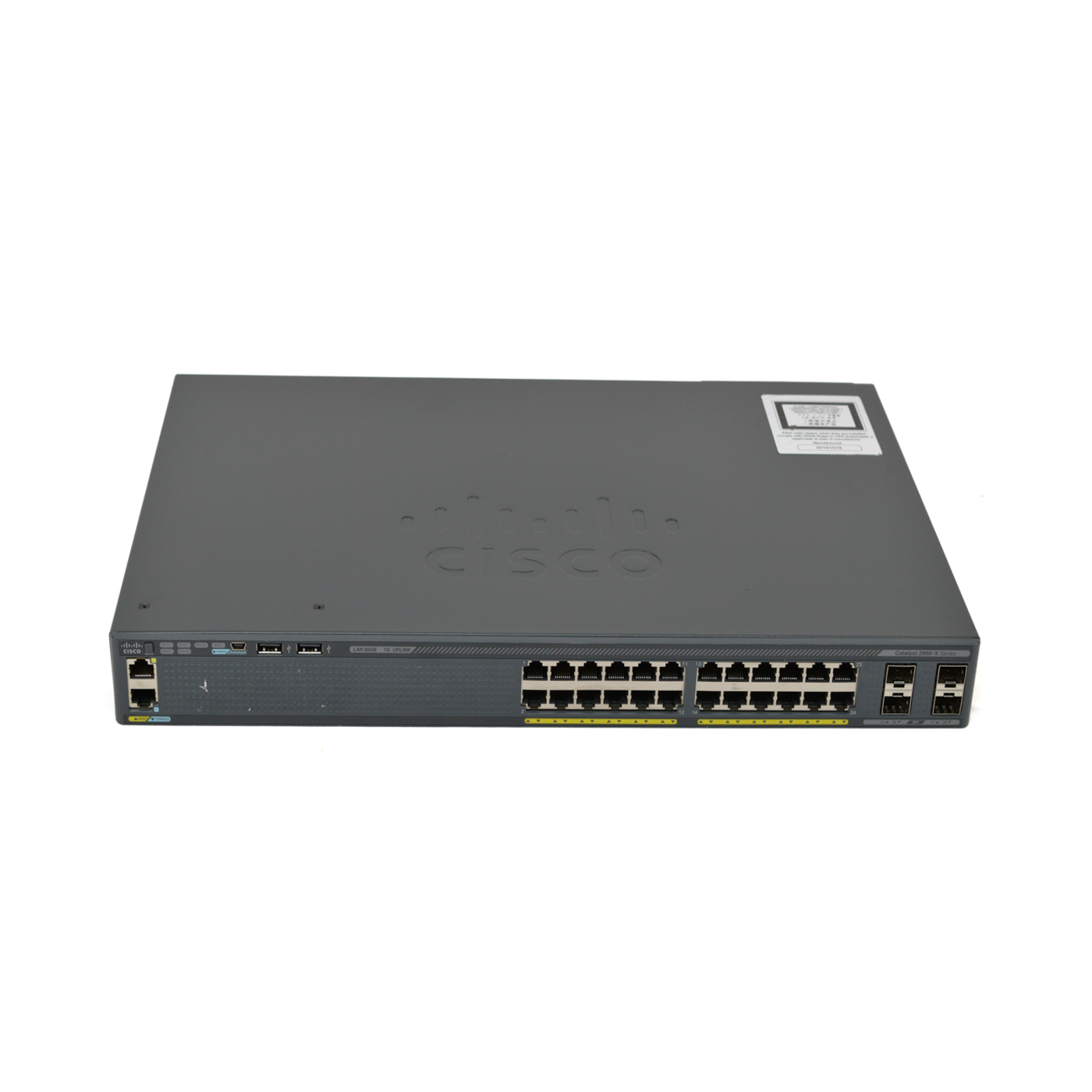 Cisco WS-C2960X-24TS-L Switch Front