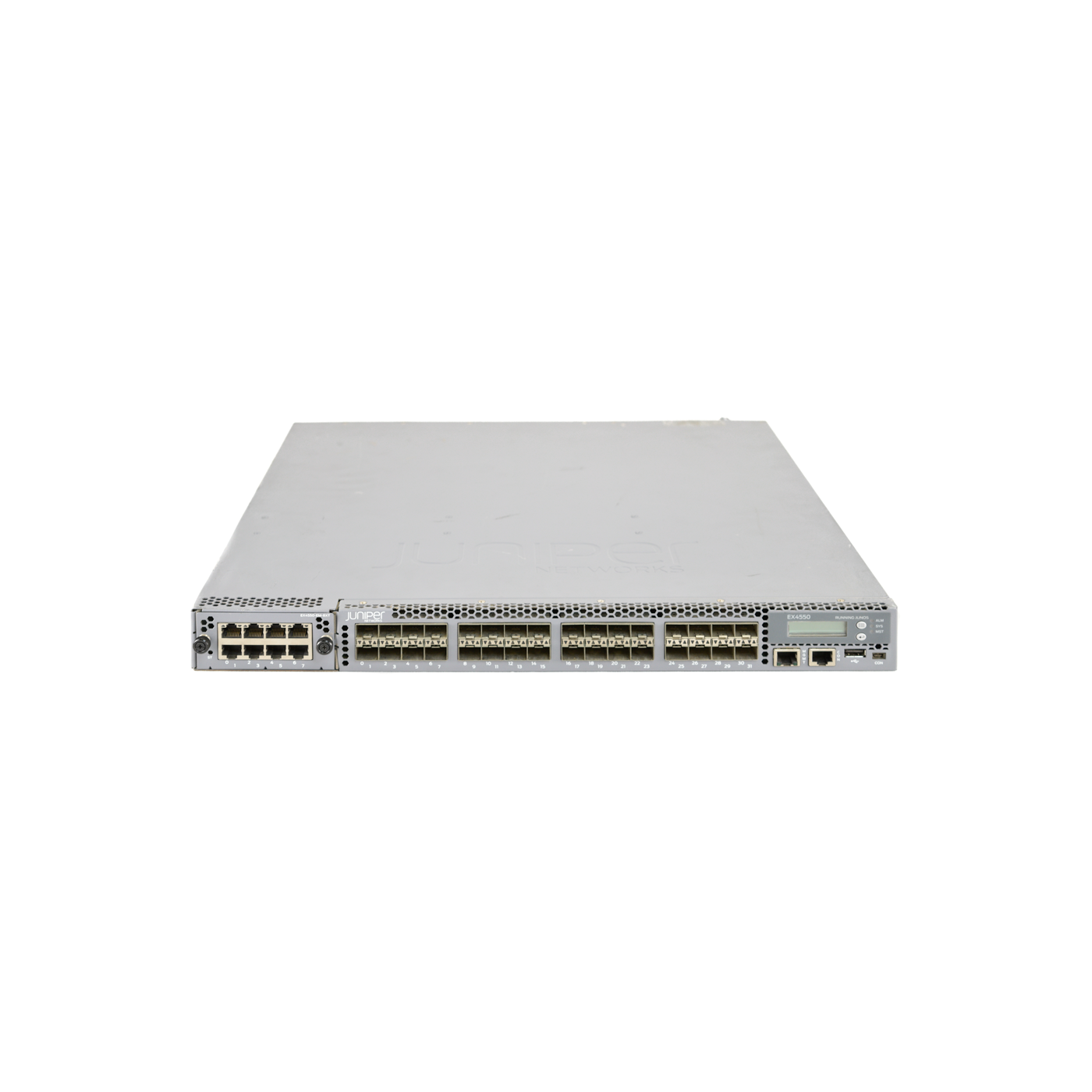 Juniper EX4550-32F-AFO 32-Port 1/10GbE SFP+ Switch 1x JPSU-650W-AC-AFO -  Dedicated Networks