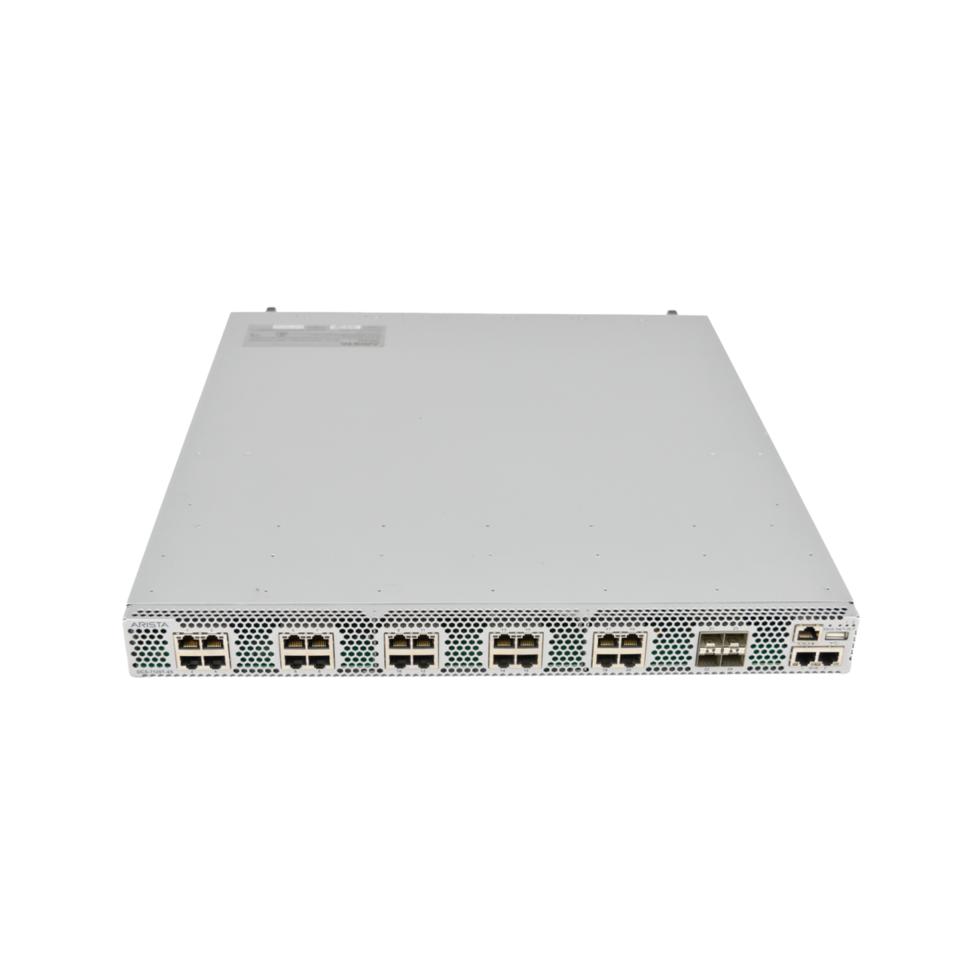 Arista DCS-7120T-4S-F 20x RJ45 1/10GBASE-T 4x SFP+ F-R Air Switch 2x AC ...