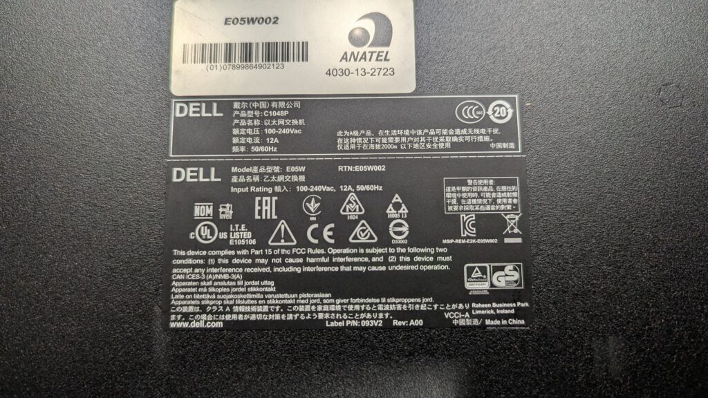 Dell C1048P-5