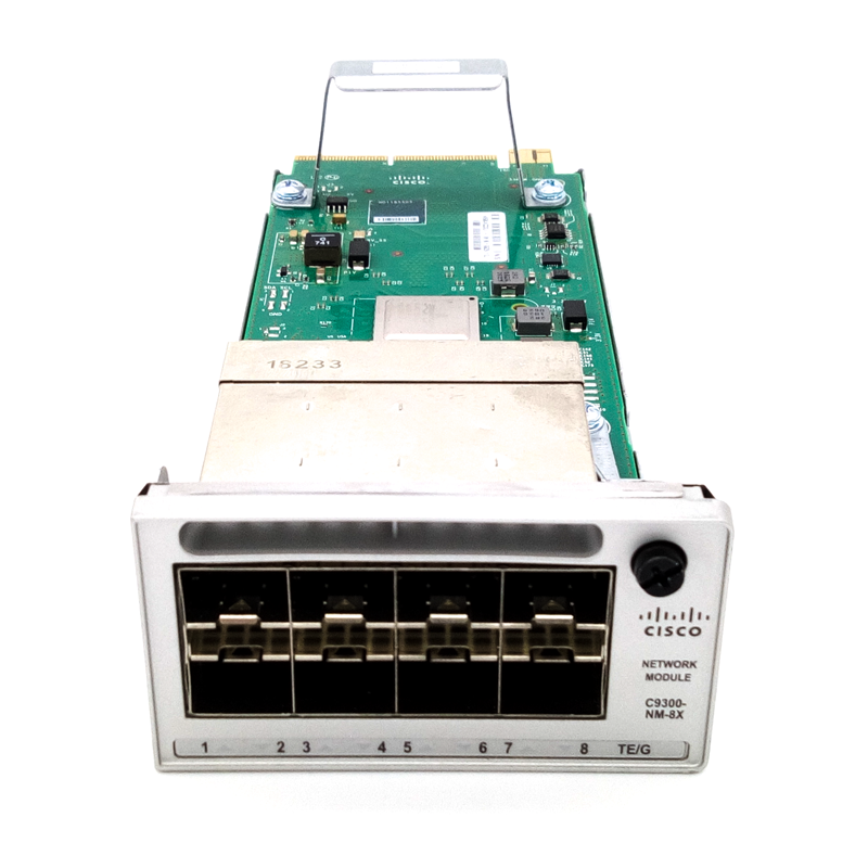 8 10Gig SFP Ports Cisco C9300-NM-8X Cisco Catalyst 9300 Network Module 