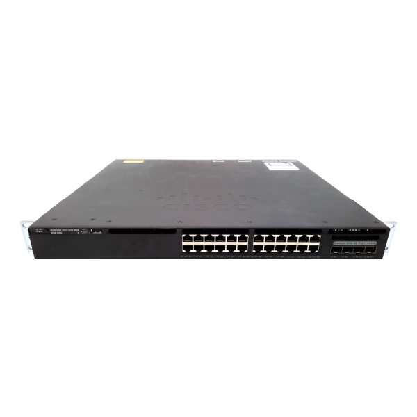 Cisco WS-C3650-24PD-S 24-Port GbE PoE+ w/ 2x10G Uplinks IP Base 3650 ...