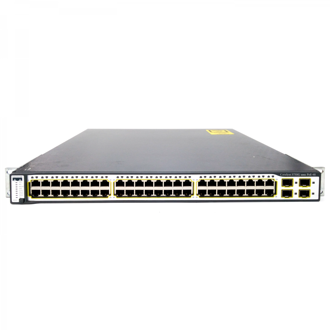 Cisco WS-C3750G-48PS-S 48-Port Catalyst Switch 3750G Series PoE-48 GigE