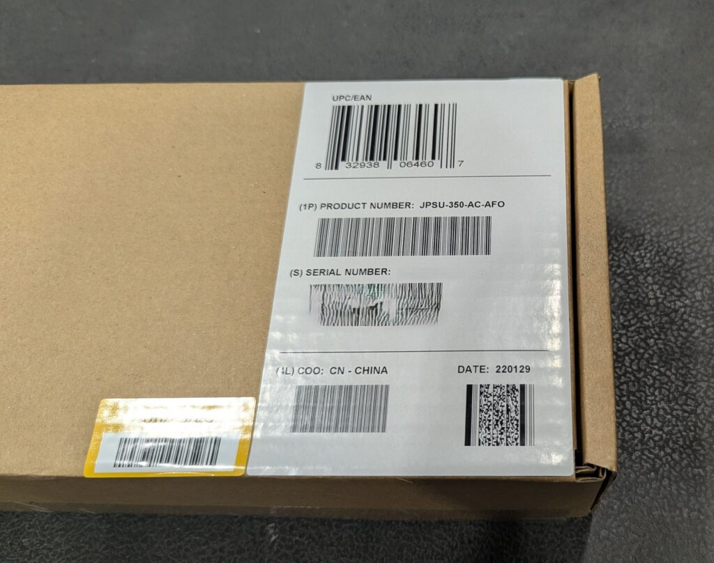 FS Juniper JPSU-350-AC-AFO-3