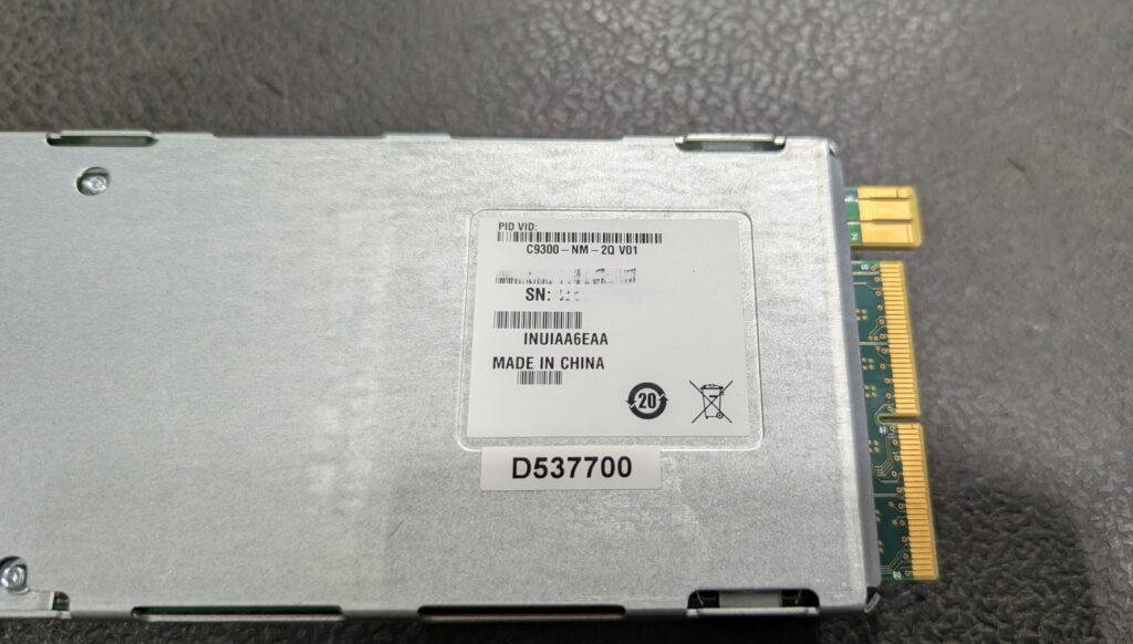 Cisco C9300-NM-2Q-4e