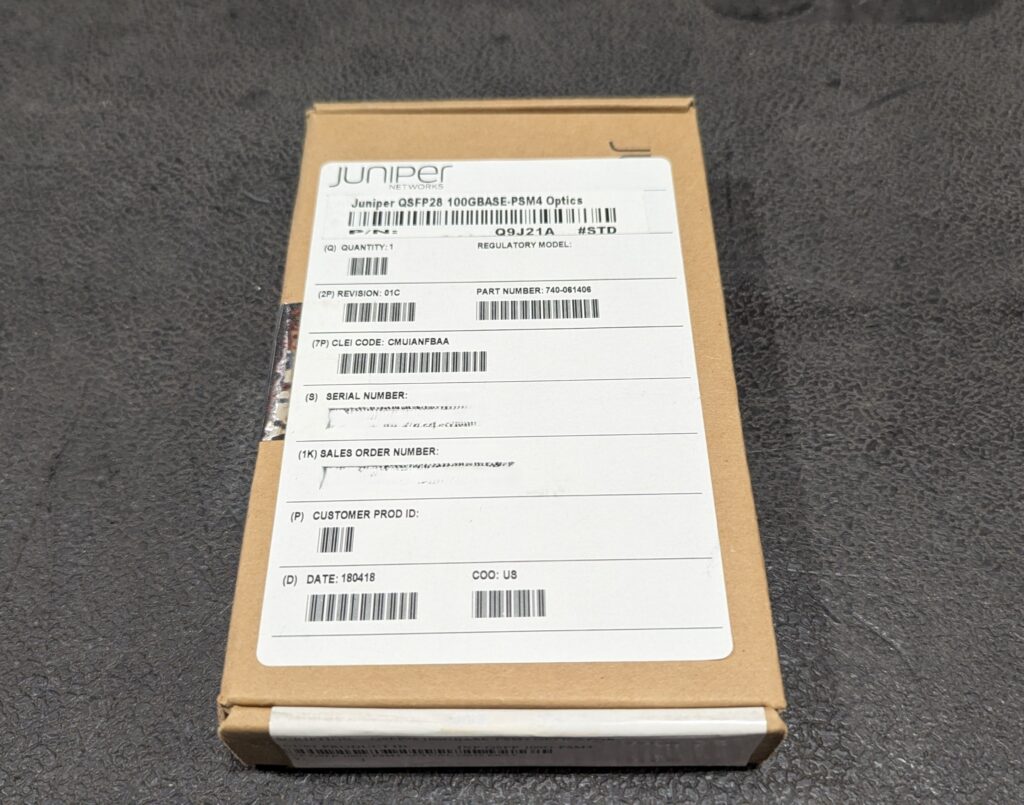 FS Juniper JNP-QSFP-100G-PSM4
