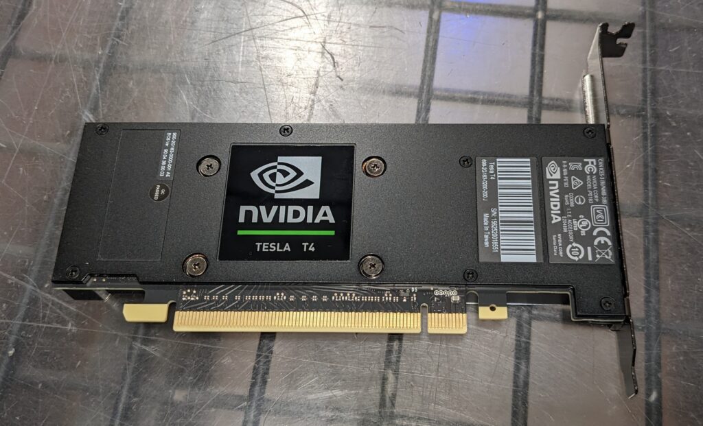 NVIDIA TESLAT4-back