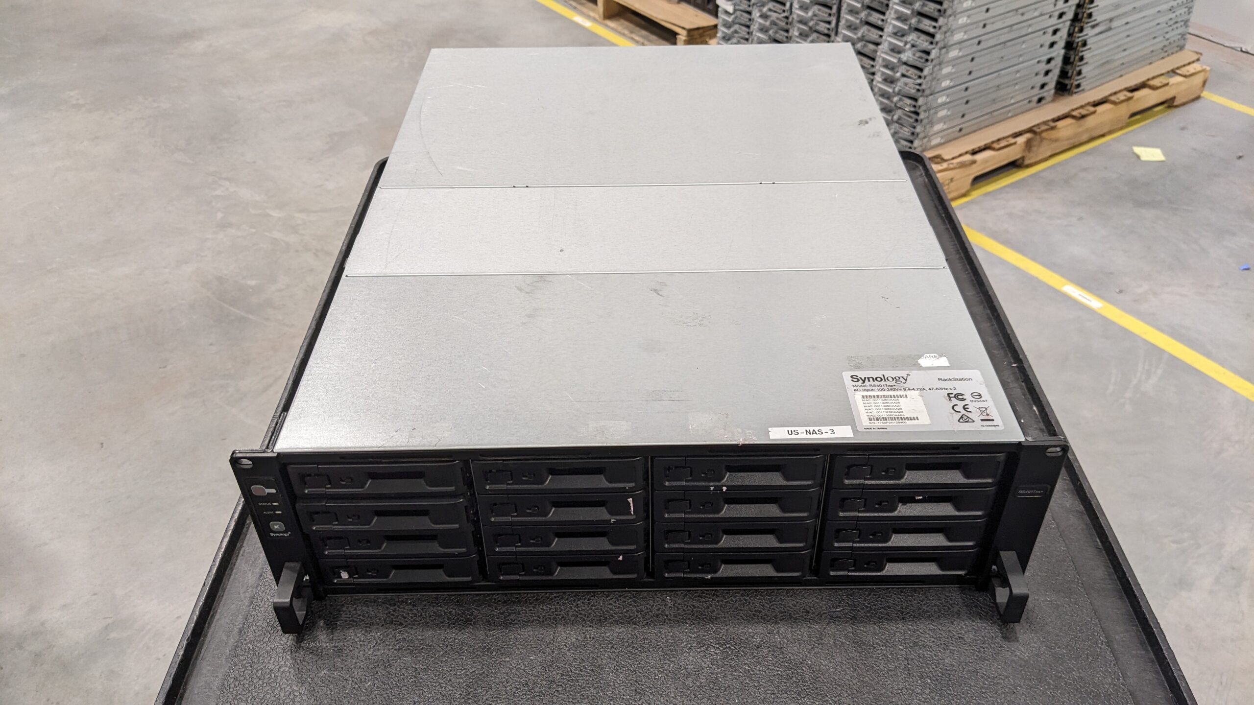 SYNOLOGY RS4017XS Server RackStation 3U 16x LFF NAS Enclosure
