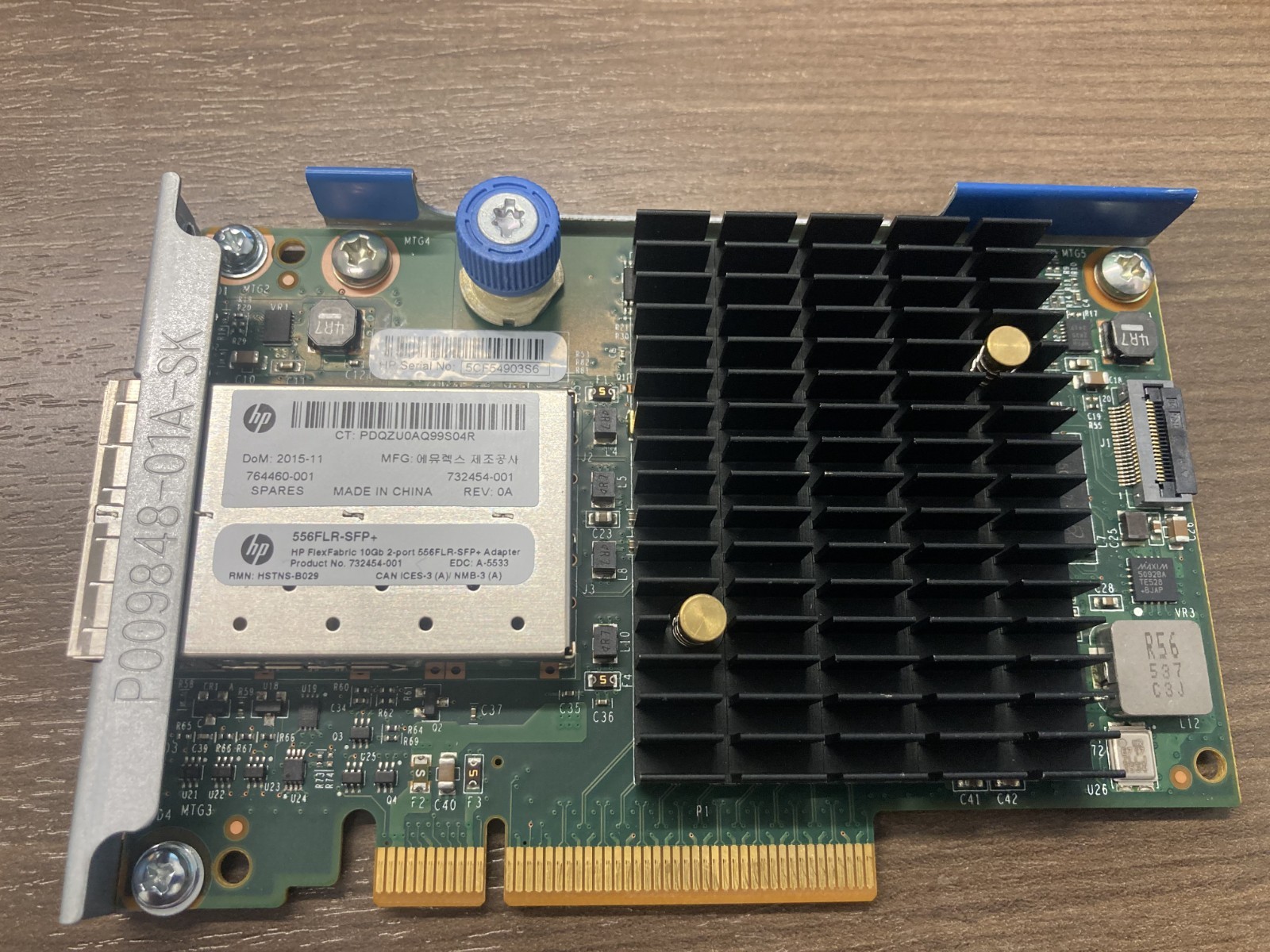 10x HP 732454-001 Flexfabric 10GB Dual Port 556FLR 764460-001 - SFP+ Cards